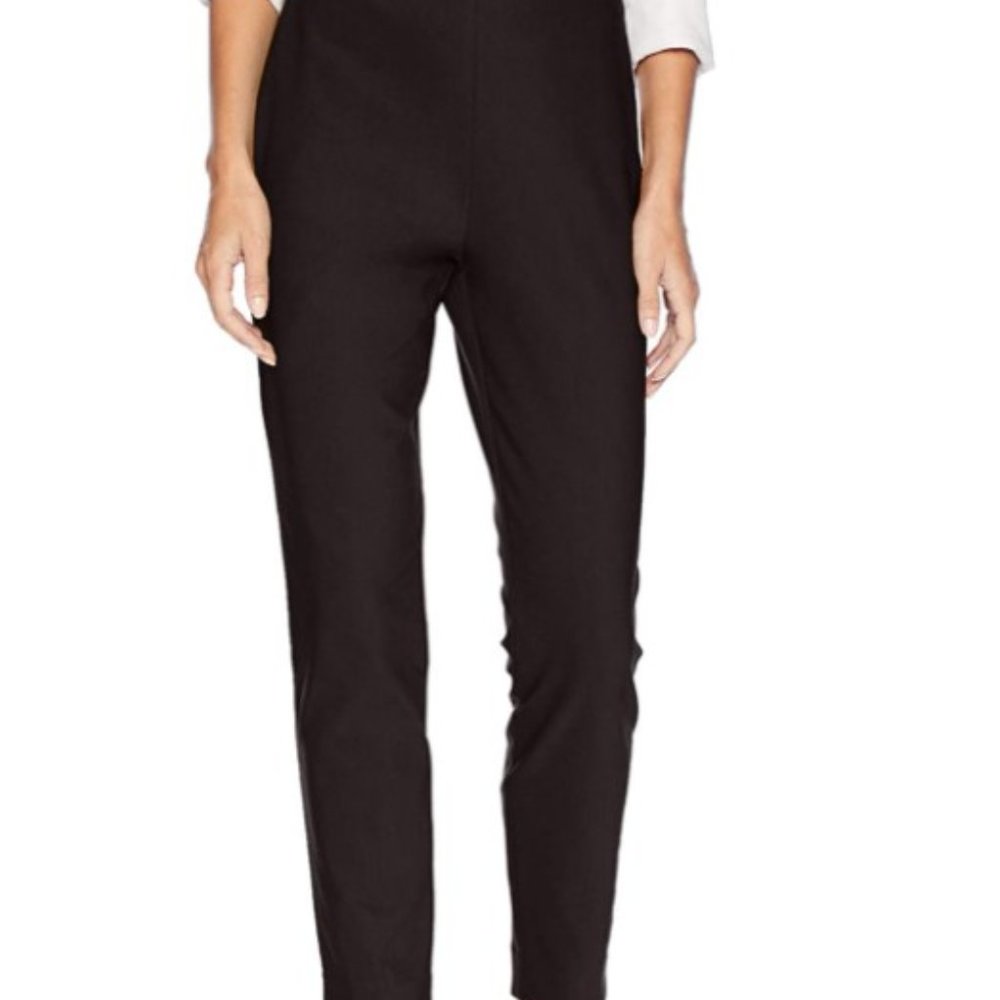 Lark & Ro Women's Stretch Side Zip Pant (16)